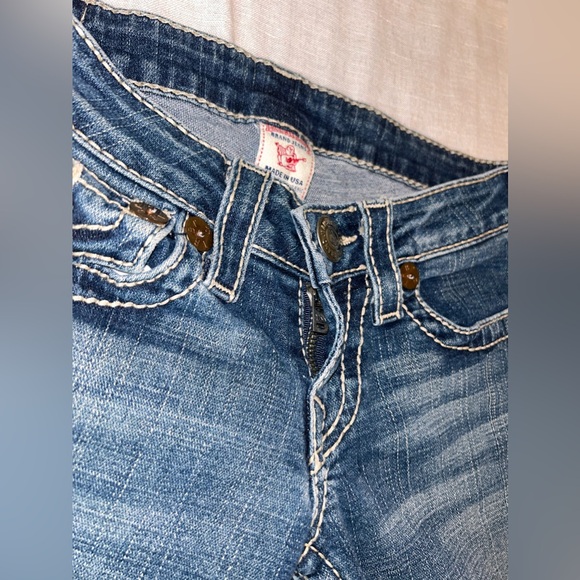 Gently use true religion women’s or girls pants size 25 - Picture 8 of 12